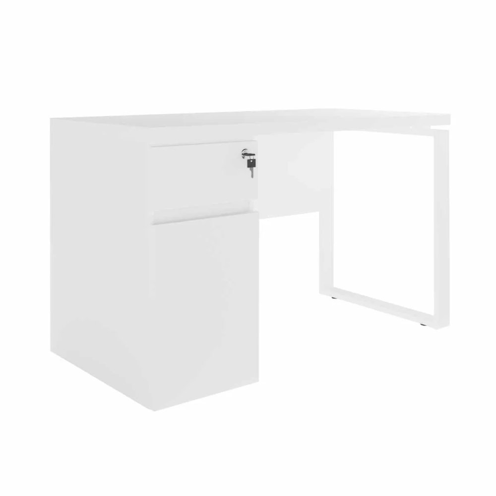 Masă birou 60x120 cm, Box încorporat B0010130